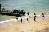 A8V7152 Marines beach landing assault